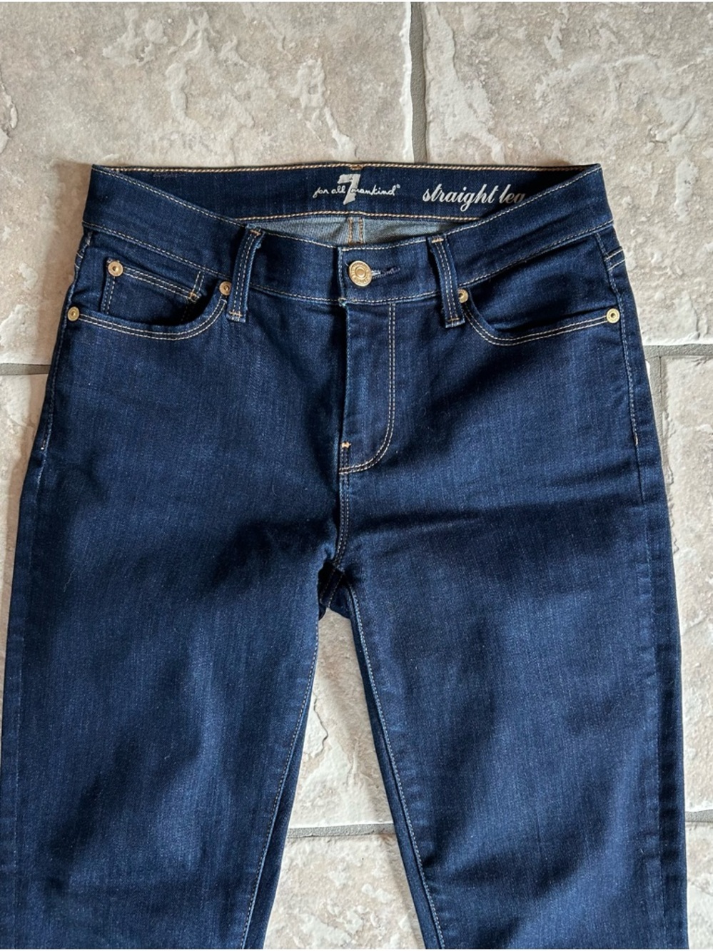 7 for all mankind straight leg jeans